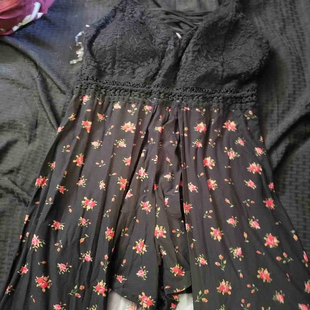 High-Low Romper Dress